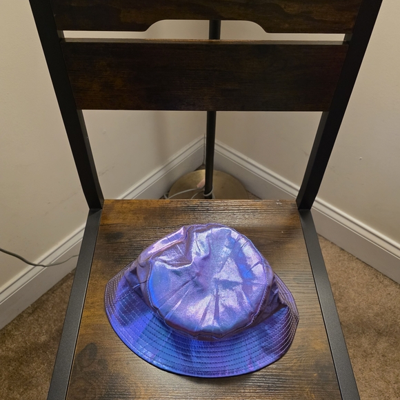 Shiny Purple Bucket Hat - Picture 1 of 2